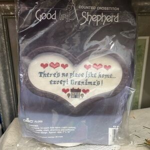 Vintage Good Shepherd Counted X Stitch Kit~Stitch for Grandma